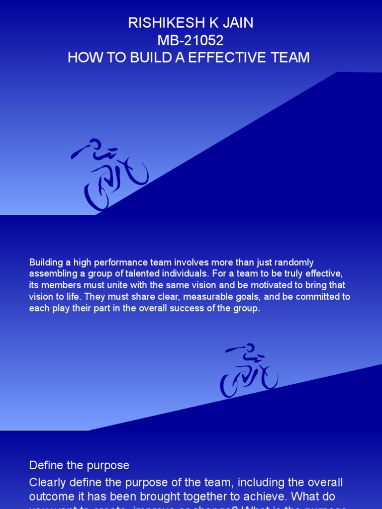 Effective Team Building Strategies | PDF | Goal | Psychology