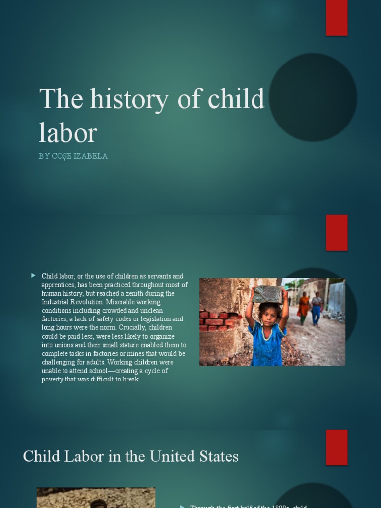 The History of Child Labor PDF Child Labour Labour Economics