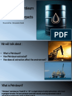 Extraction of Petroleum and Its Impacts