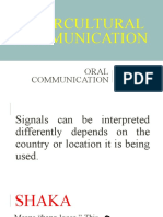 Oral Communication Lesson 6 Intercultural Comunication