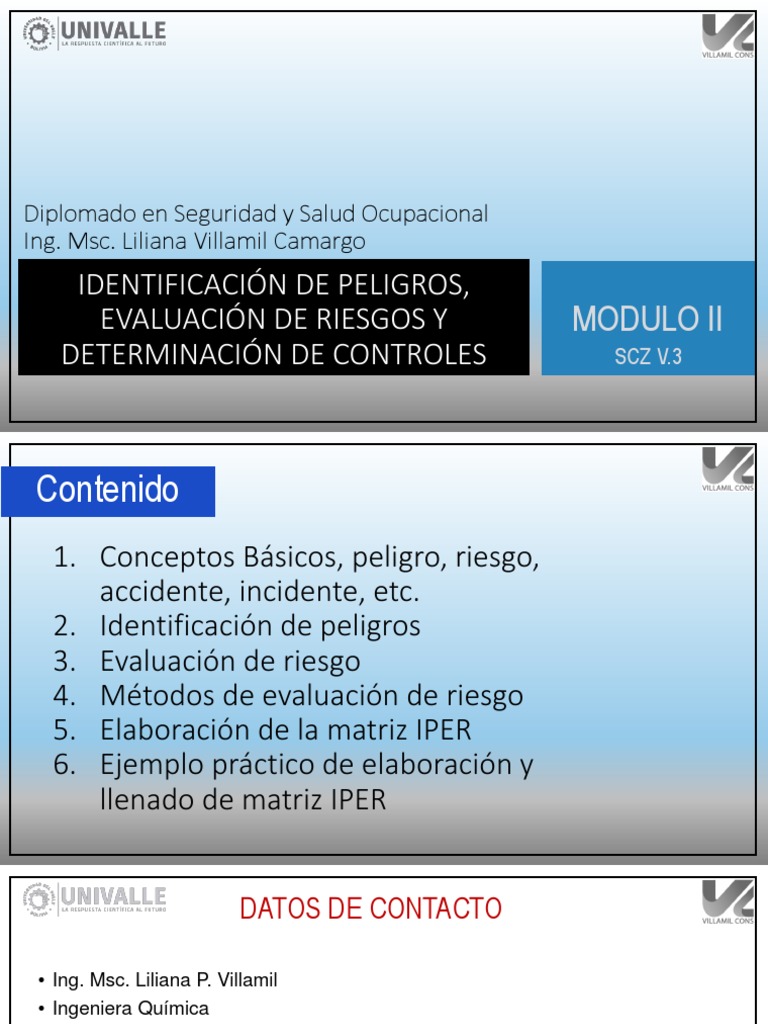Seguridad y Salud Ocupacional | PDF | Evaluación de riesgos | Riesgo