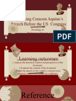 Revisiting Corazon's Aquino Speech Before The US Congress