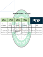 Jadwal Piket Sekre Mei-Juni 2023