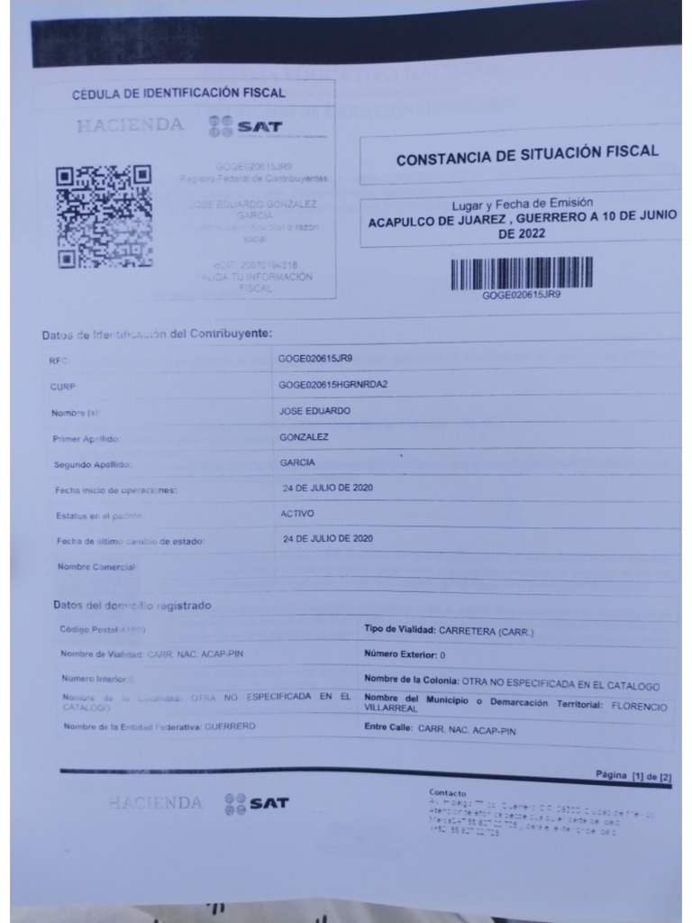 RFC Oficial | PDF