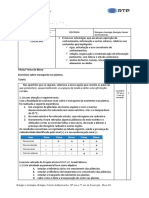 54 - Biologia e Geologia - 10º Ano - Exercícios Sobre Transporte Nas Plantas