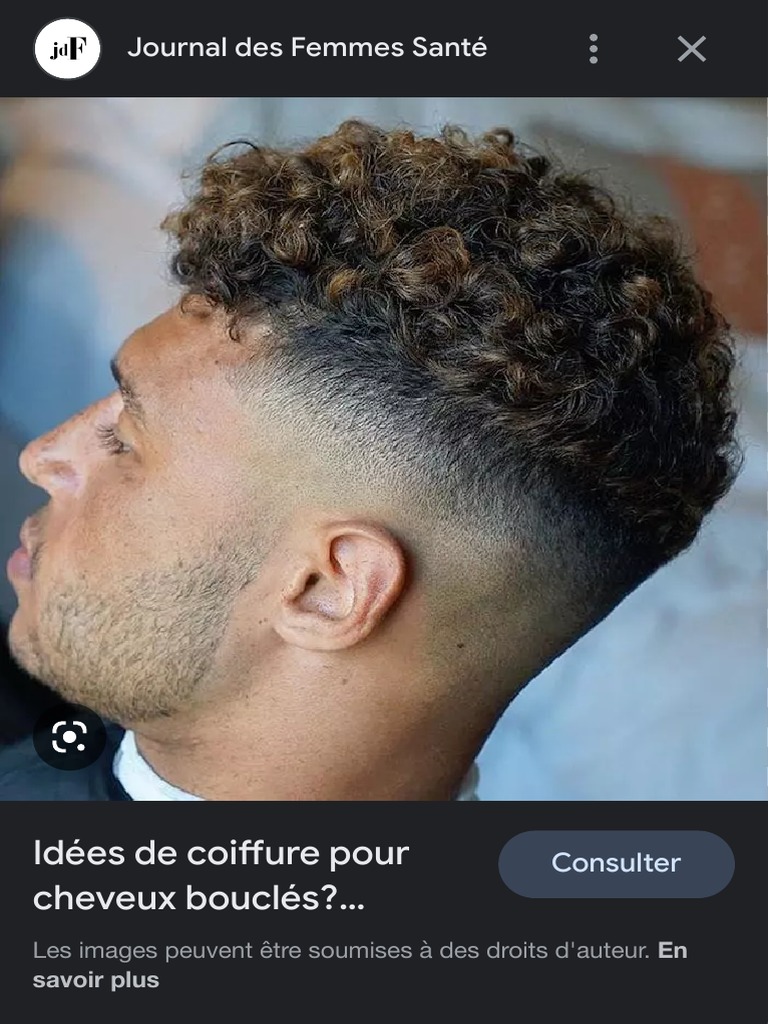 Coiffures pour Cheveux Bouclés Homme | PDF, image size:768x1024