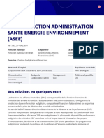 Chef de Section Administration Sante Energie Environnement (Asee) Choisir Le Service Public