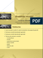 4 - Evaluarea Recoltei PDF