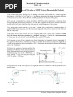 Assignment (4) Forced Vibration of SDOF Systems PDF