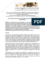 Caderno de Agroecologia - Valorização Da Feira de Produtos Agroecológicos Na Cidade de Nova Floresta - PB - 2020