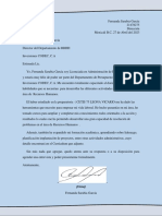 Carta de Precentacion