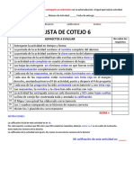 Lista de Cotejo 6 PDF