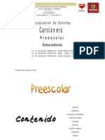 Cancionero para Preescolar