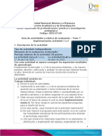 Guía de Actividades y Rúbrica de Evaluación - Unidad 7 - Paso 7 - Implementación Actividades 1 y 2