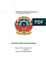 Ahmad Amri - Laporan Praktek 2 Mikroprosesor Dan IOT PDF