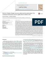 How Are Climate Change Concerns Addressed by Spatial Plans? An Evaluation Framework, and An Application To Indian Cities