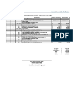 Presupuesto Eléctrico Mejoramiento Parque O'higgins PDF