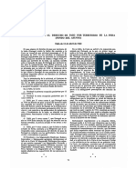CIJ (1960), Derecho de Paso Por Territorio de La India (Portugal V India) - Resumen PDF