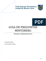 Guía de Ejercicios - Mintzberg