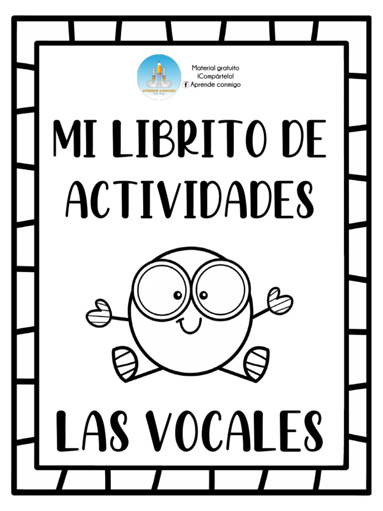 Librito de Actividades: Las Vocales | PDF