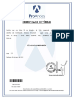 Certificado de Título PDF