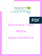 Secondary Maths Exam Tutor Workbook Ay19 201612865845465 PDF