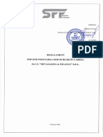 Regulament Privind Prestarea Serviciilor in Cadrul SFF LEASING & PDF