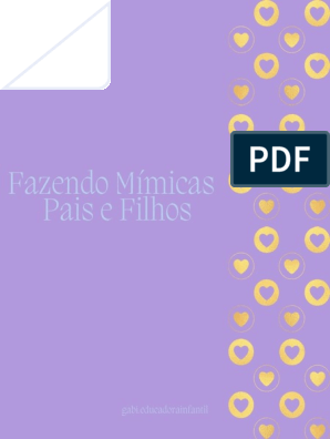 Jogo Infantil de Cartas e Mímica - Fazendo Mímicas - Pais e Filhos