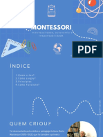 Como funciona o método Montessori