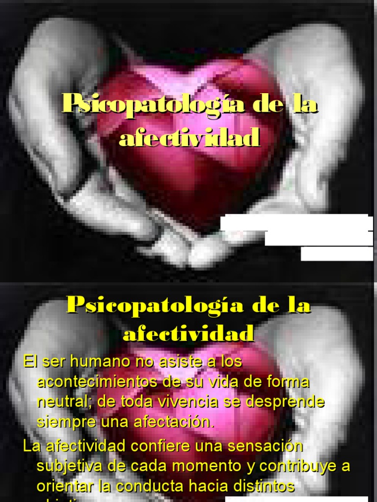 Psicopatologia de La Afectividad | PDF | Las emociones | Ansiedad