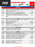 PISTA Listado de Precios de Accesorios de Frenos | PDF | Transporte ... Listado de Precios de Accesorios de Frenos | PDF | Transporte ...  