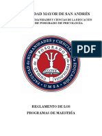 Reglamento - Maestria PDF