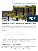 Segurança em Instalações de Tubulação de Gás - Saiba Mais! PDF