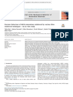 Fracture Behaviour of MOD Restorations Reinforced by Various Fibrereinforced Techniques - An in Vitro Study