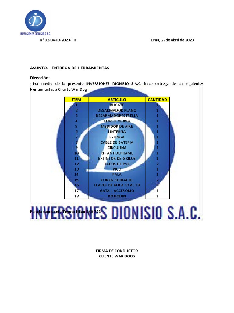 JGC25ID092018 CARGO ENTREGA BOTIQUIN CAMION HINO PLACA ALC821 PDF