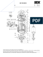 Motor trifásico peças de reposição