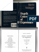 Heidegger Hegel's Concept of Experience