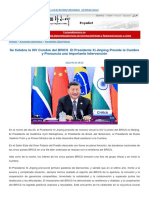 XIV Cumbre Del BRICS PDF