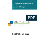 Reporte Mensual de Gestión Social - Diciembre 2022 Rev 1 JT