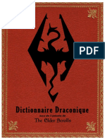 Dictionnaire Draconique The Elder Scrolls PDF