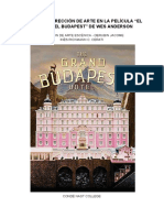 Dirección de Arte - Gran Hotel Budapest Wes Anderson PDF