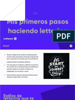 Mis Primeros Pasos Haciendo Lettering PDF