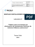 LAB 06.-Arranque Con Eliminación de Resistencias Rotoricas 2022 PDF