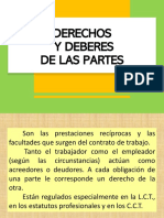 Derechos y Deberes de Las Partes PDF