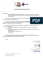 Parecer Manutenção Preventiva Gerador 2018 PDF