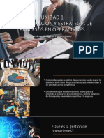 Unidad 1 Administraciã"n y Estrategia de Procesos en Operaciones PDF