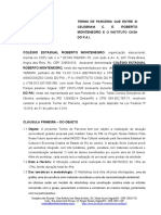 TERMO DE PARCERIA INST CASA DO PAI - Comescolas para RUA CULTURAL