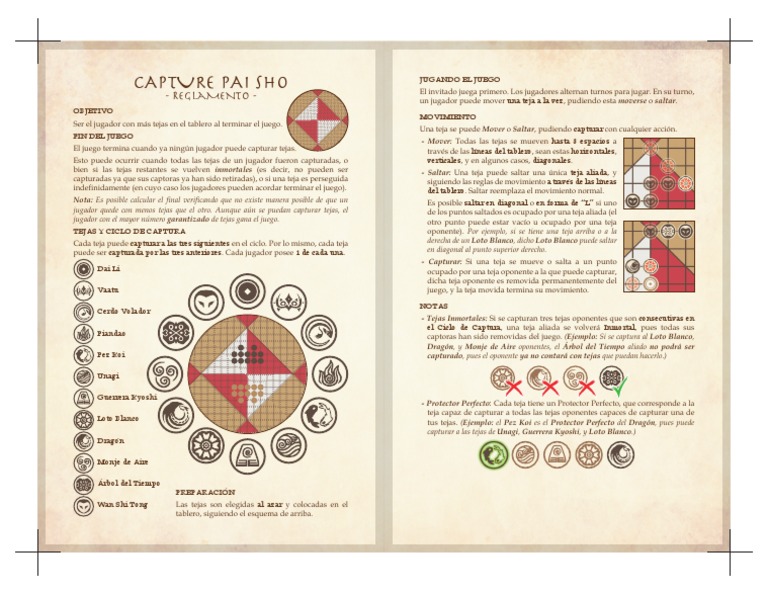 Captura Pai Sho - Juego de estrategia con tejas chinas | PDF