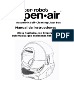 Litter Robot Open Air Spanish Manual PDF
