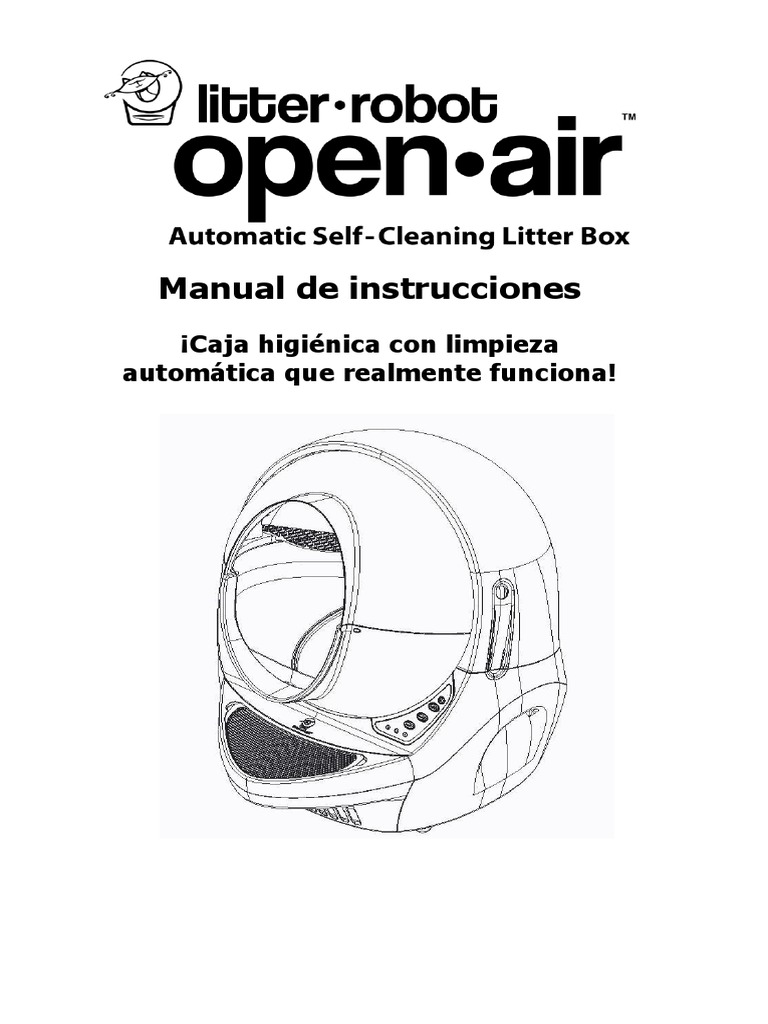 Litter Robot Open Air Spanish Manual PDF PDF